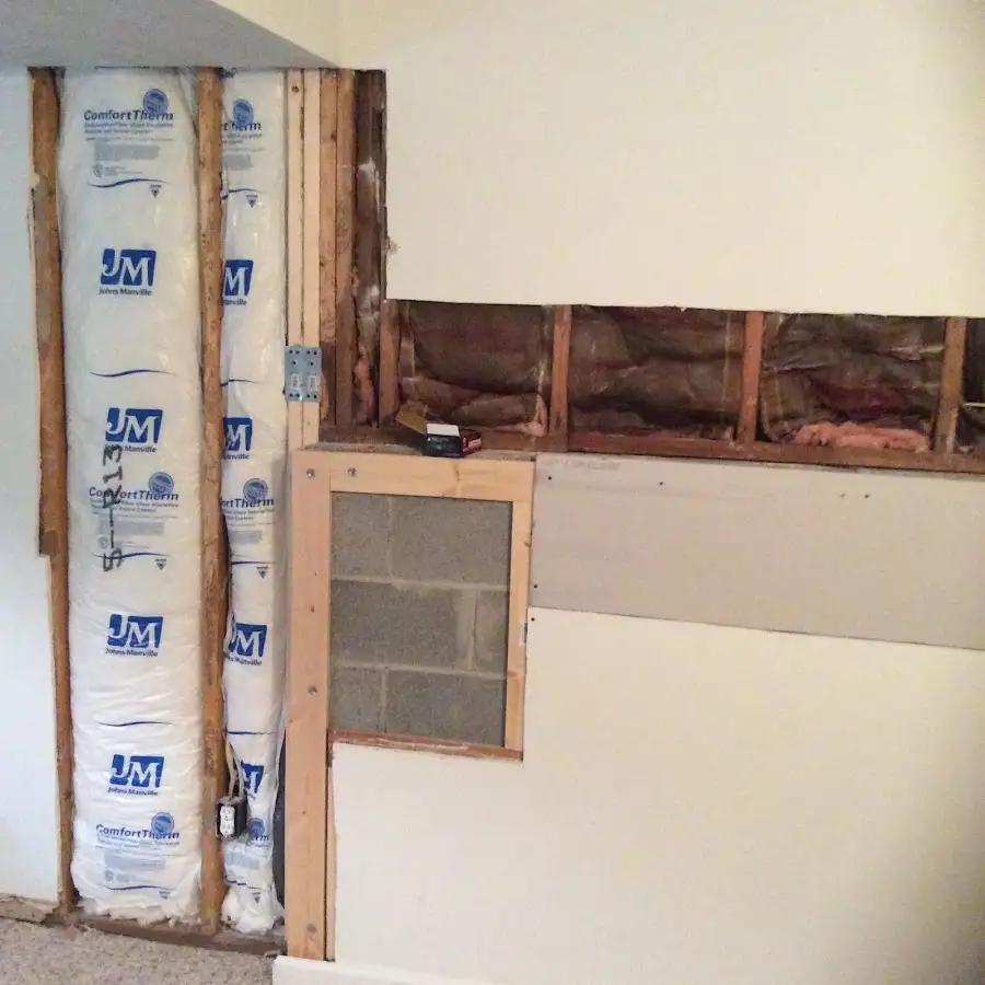 Wall insulation replacement during Odor Removal & Deodorization in Lebanon